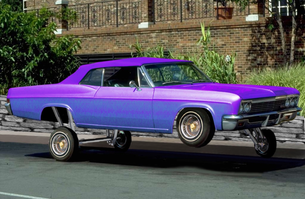 最潮最in 浮夸系艺术品lowrider