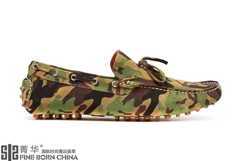 迷彩鞋款 Del Toro Green Suede Camo Driver