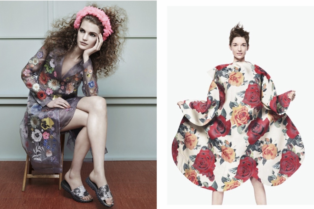 无印花不成春天  极富魅力的印花时装