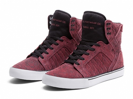 酒红诱人  Supra Skytop Burgundy