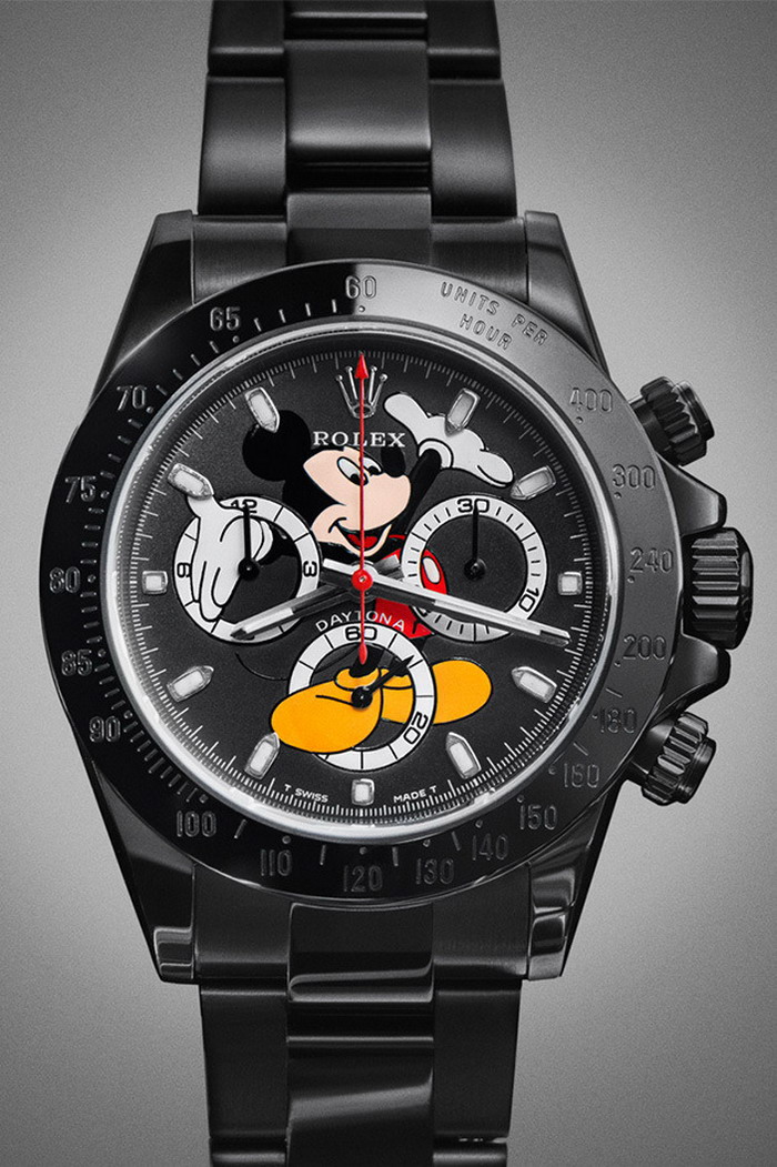 经典米老鼠图案 John Mayer的劳力士定制腕表