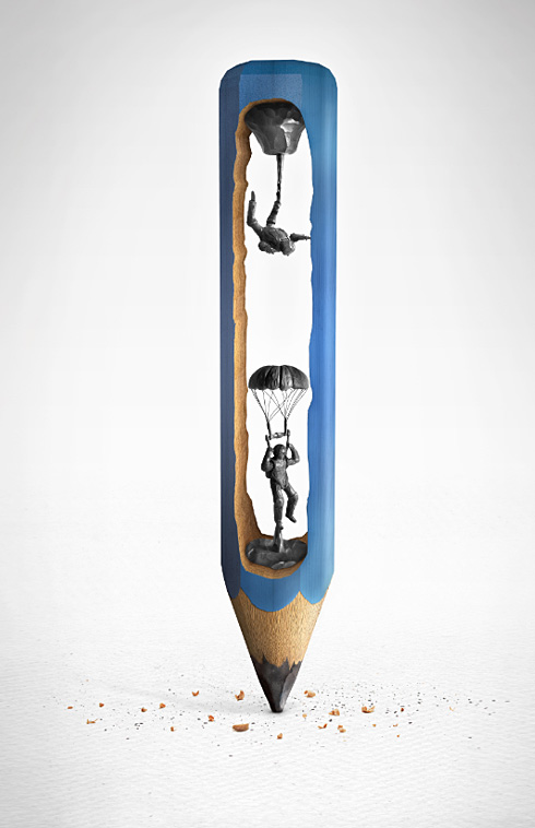 刀尖上的艺术 惊世骇俗的铅笔雕刻