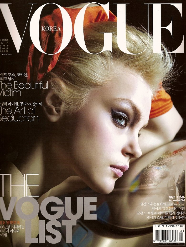 美版《vogue》杂志 时尚演绎传世名画