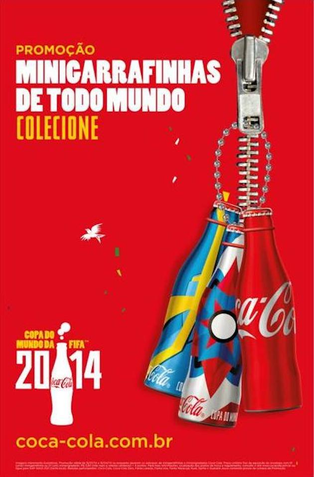 18款迷你版可乐瓶 为世界杯热身暖场 
