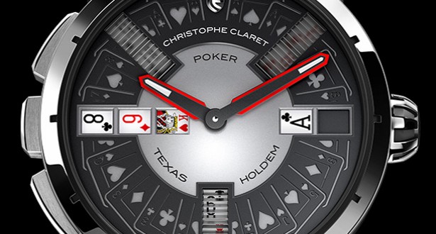Poker-playing watch 手表上的扑克游戏