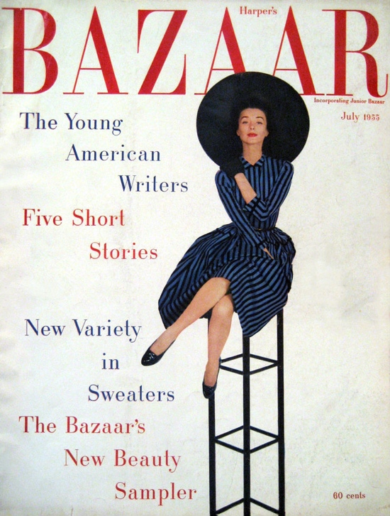 时尚杂志封面 优雅而迷人的1950