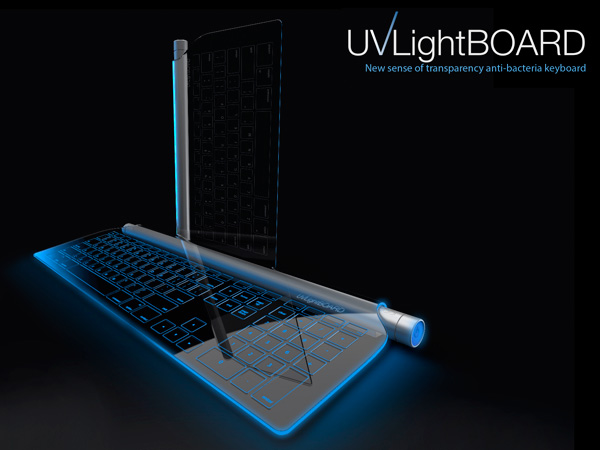 UVLightBoard 有自我杀菌能力的键盘