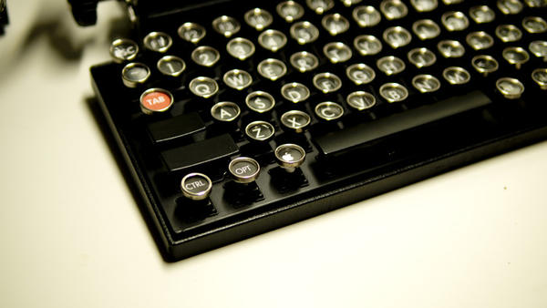 复古风来袭 Qwerkywriter USB键盘