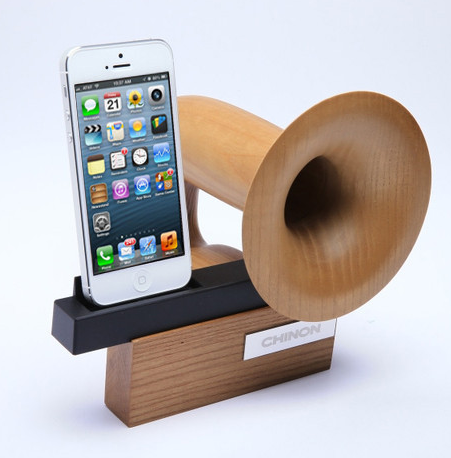 尽显“高大上” 木质iphone专用喇叭